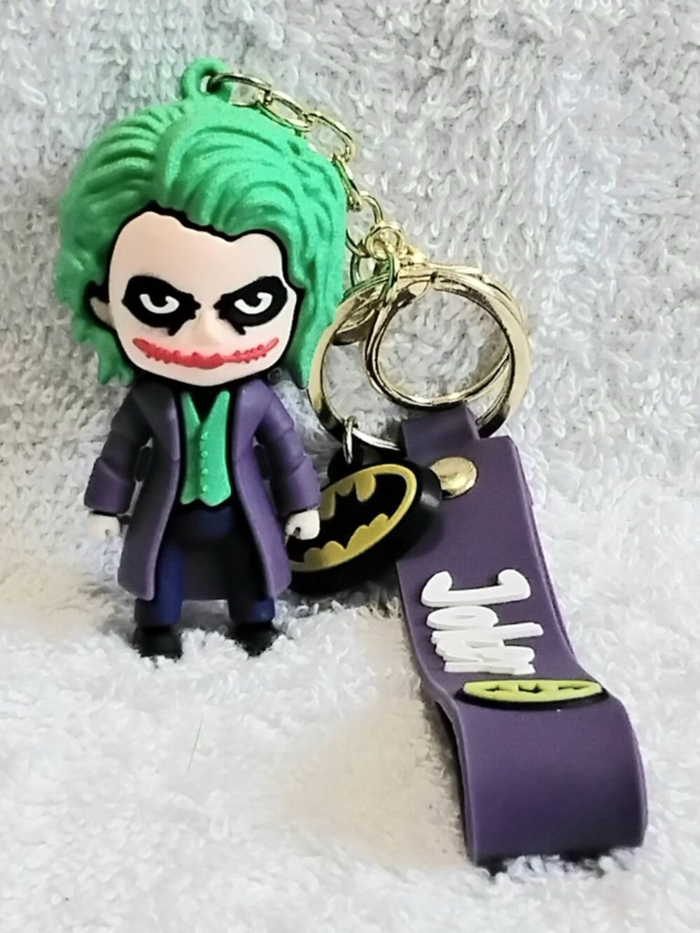2/$20 3D Silicone Joker Keychain made of Very Durable Rubber!!